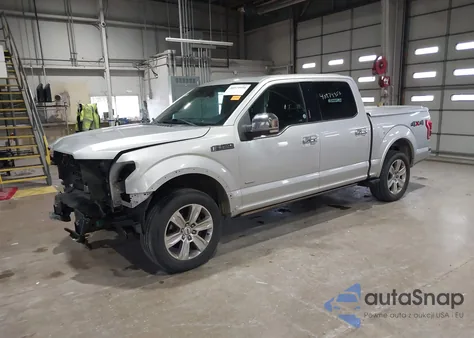 2015 Ford F-150 Platinum из США, поврежденный, VIN 1FTEW1EG6FFC04825